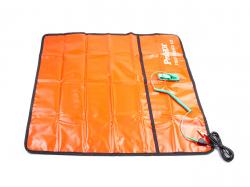 Podkładka serwisowa ESD przenośna 8PK-AS07-1 z bolcem uziemiającym i opaską na nadgarstek 65x60cm czerwona