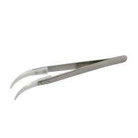 Pęseta ceramiczna z korpusem ze stali nierdzewnej odpornym na wysoką temperaturę i zaokrąglonymi końcówkami