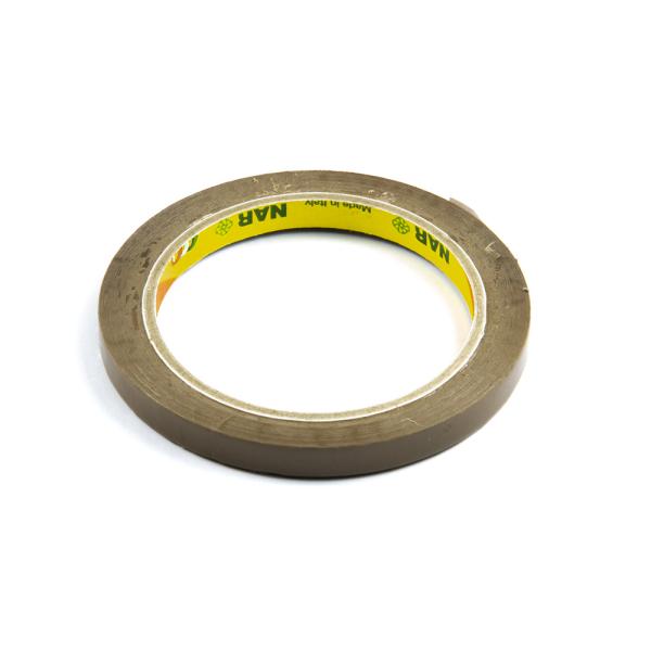 Taśma klejąca do zamykania toreb, szerokość 9 mm, brązowa