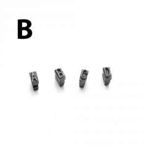 Dodatkowa litera dla zgrzewarek DBF-700xx i FR-900 Typ: B