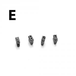 Dodatkowa litera dla zgrzewarek DBF-700xx i FR-900 Typ: E