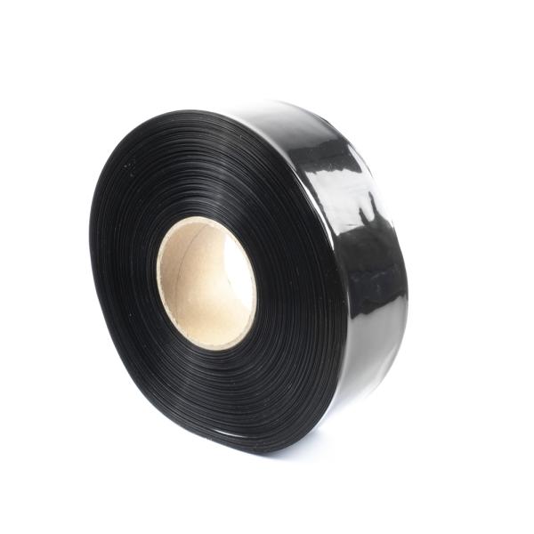 Czarna folia termokurczliwa PVC o szerokości 50 mm i średnicy 30 mm