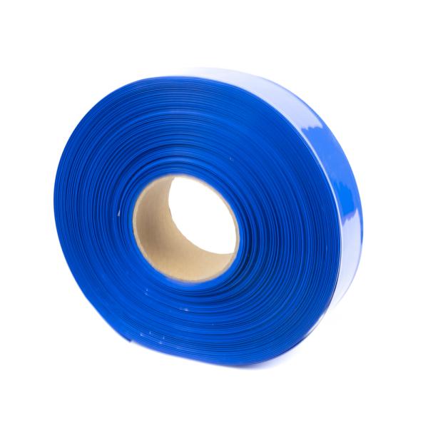 Niebieska termokurczliwa folia PVC 2:1, szerokość 40 mm, średnica 24 mm