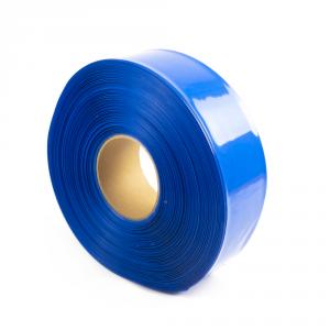 Niebieska termokurczliwa folia PVC 2:1, szerokość 60 mm, średnica 36 mm