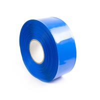 Niebieska termokurczliwa folia PVC 2:1 szerokość 70 mm, średnica 43 mm
