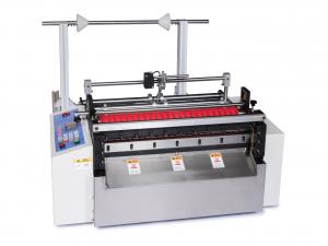 Separator poprzeczny materiału CXY-500G o szerokości do 500 mm z detekcją optyczną