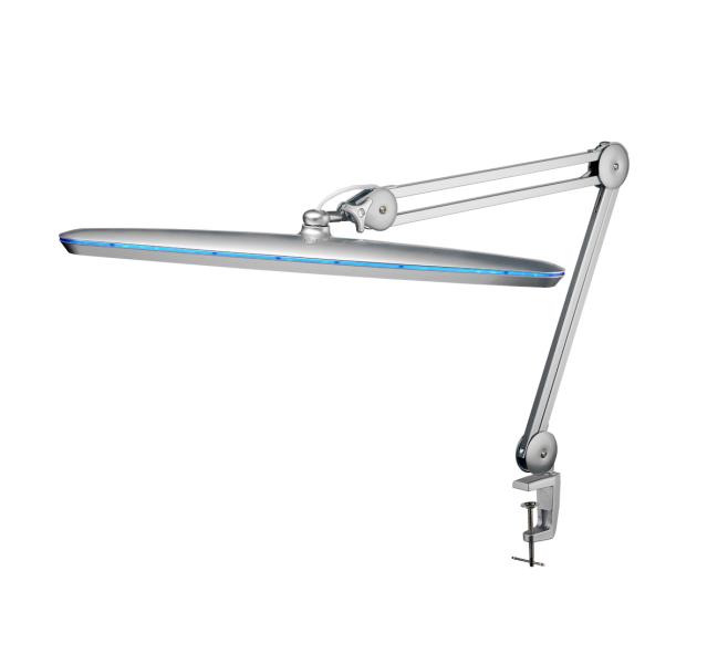 Szara lampa biurkowa IB-9503 z regulacją jasności 117LED