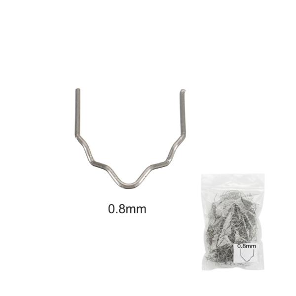 Zszywki do zszywacza plastikowego - narożnik typu V 0,8 mm, 100 szt