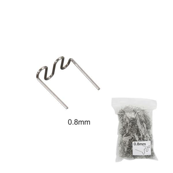 Zszywki do zszywacza plastikowego - wełna eso płaska 0,8 mm, 100 szt