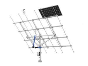 Dwuosiowy tracker solarny Huayue dla 12 paneli - 6,6 kW
