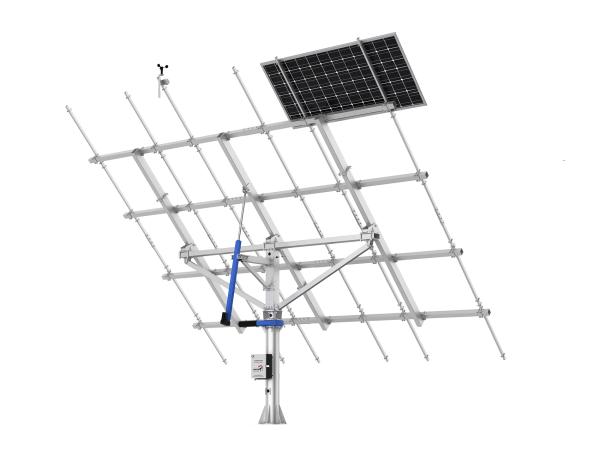 Dwuosiowy tracker solarny Huayue dla 12 paneli - 6,6 kW