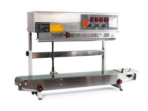 Zgrzewarka przenośnikowa DBF-810SUS WL z nadrukiem do zgrzewania i zamykania worków i opakowań