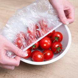 Jednorazowa osłona miski na żywność i żywność z PE