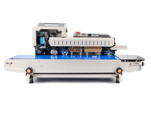 Zgrzewarka do folii ciągłej z przenośnikiem taśmowym i drukarką cyfrową FR-1600