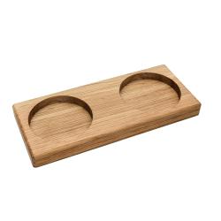 Ręcznie wykonany stojak na młynek, buk, olej