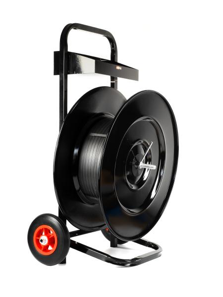 Mobilna odwijarka bębnowa do taśm PP, PET