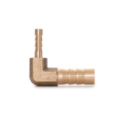 Mosiężna złączka węża / reduktor 90° 4 - 8 mm