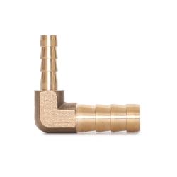 Mosiężna złączka węża / reduktor 90° 6 - 10 mm