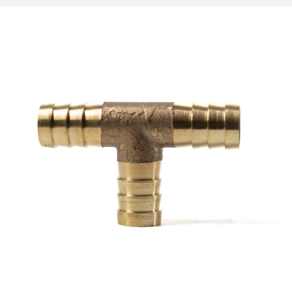 Mosiężny widelec do węża T - 12 mm