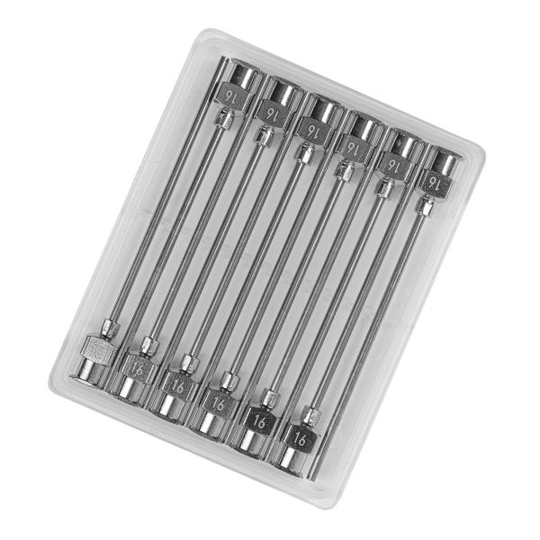 Zestaw 12 sztuk igieł dozujących ze stali nierdzewnej 16G 2"