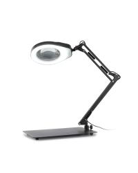 Lampa robocza PD178S o powiększeniu 8D z lupą - czarna