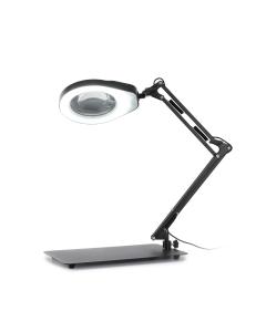 Lampa robocza PD178S o powiększeniu 8D z lupą - czarna