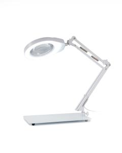 Lampa stołowa z lupą PD178S o powiększeniu 8D - biała
