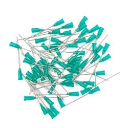 Klejone igły dozujące z kaniulą ze stali nierdzewnej 48mm zielone 18G 50szt