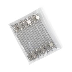 Zestaw 12 sztuk igieł dozujących ze stali nierdzewnej 14G 2\"