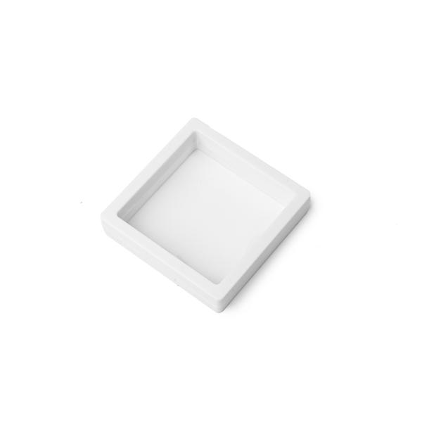 ramka pływająca 3D biała 9x9x2 cm