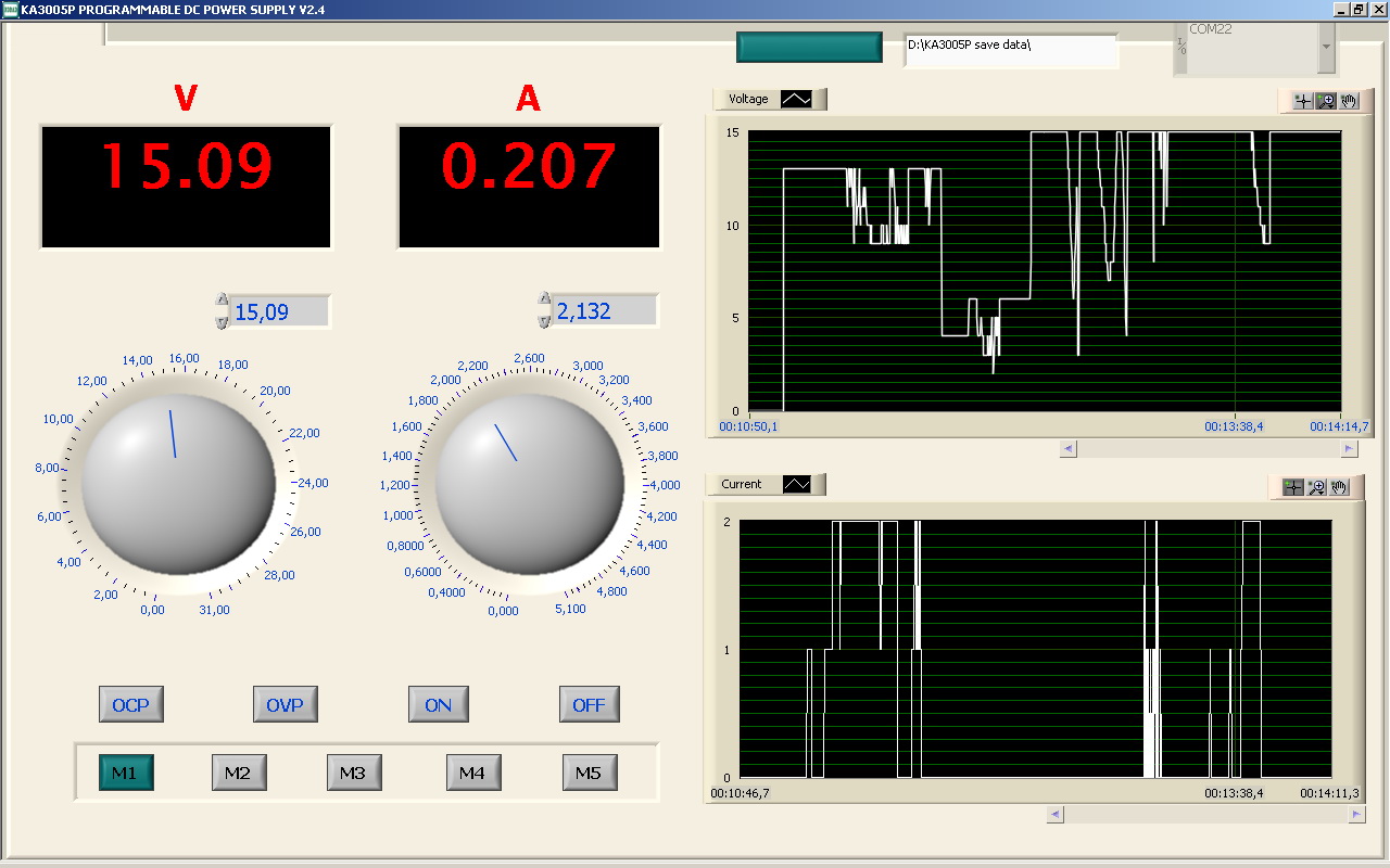 Zasilacz laboratoryjny Korad KA3003P z możliwością podłączenia do komputera PC