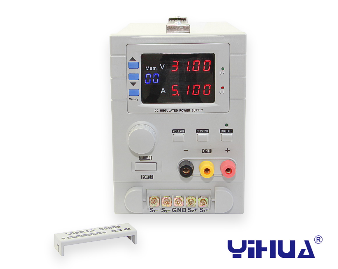 Zasilacz laboratoryjny Yihua 305DB z możliwością podłączenia do komputera PC
