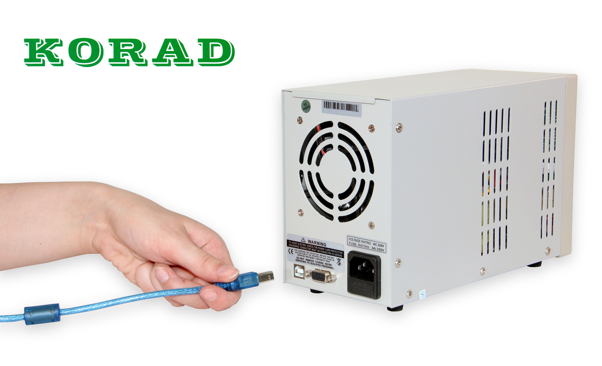 Programowalny zasilacz laboratoryjny Korad KA6003P z możliwością podłączenia do komputera PC