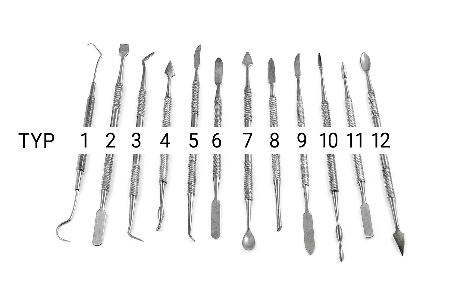 Łom / skrobak / dłuto ze stali nierdzewnej do pracy z elektroniką typu 1