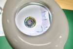 Lampa LED ze szkłem powiększającym 66 diod LED na stojaku z elastyczną szyjką 5D