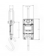 Waga wisząca SF-912 do 300 kg
