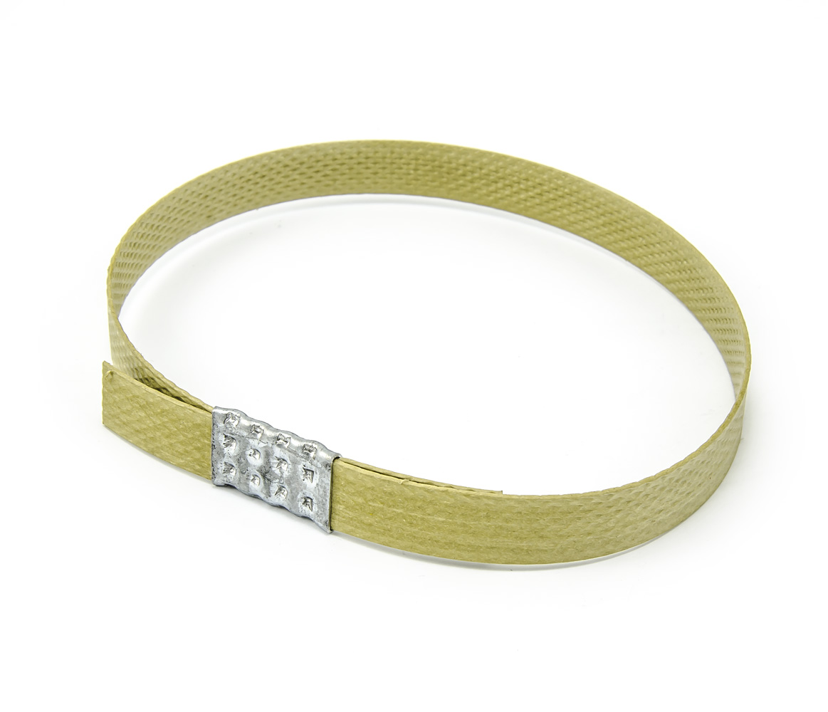 Galwanizowane zapinki metalowe do spinania taśm PP i PET do 16mm 100szt