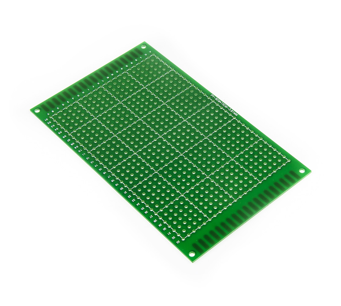 Jednostronna uniwersalna płytka PCB z 764 punktami lutowniczymi 15x9cm