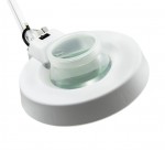 Duża szklana lupa do czytania i obsługi, powiększenie 3x i 8x, ze stojakiem