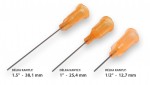 Przyklejane igły dozujące z kaniulą ze stali nierdzewnej 12,7 mm oliwka 14G 1 szt