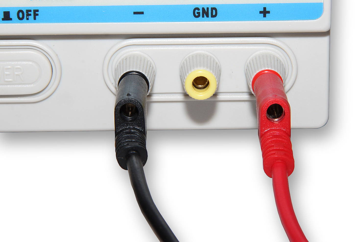 Kabel do zasilaczy laboratoryjnych 100cm czerwony