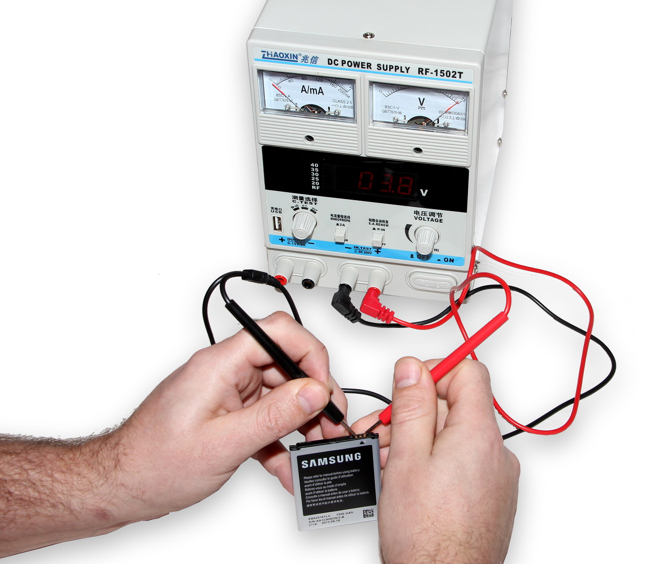 Zasilacz laboratoryjny RF-1502T 0-15V/2A