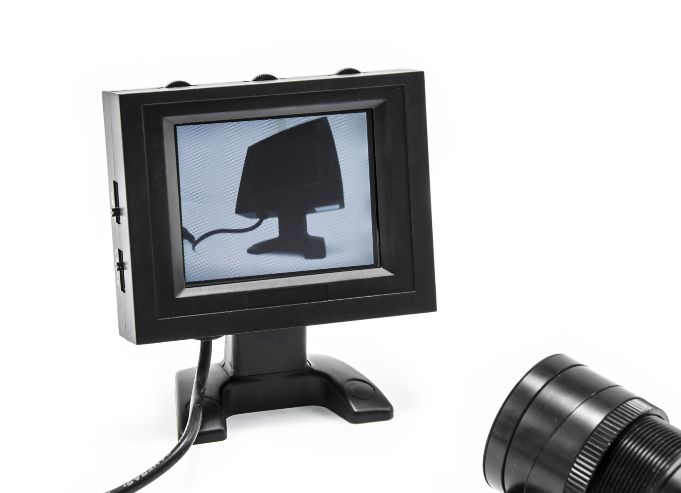 Przenośny monitor LCD 2,5" 12V 480x228px Cinch