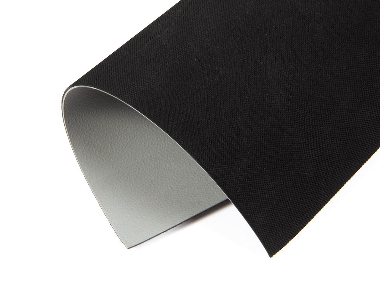 Antystatyczna mata odporna na ciepło o szerokości 100 cm, szara, teksturowana z radełkowaną warstwą spodnią