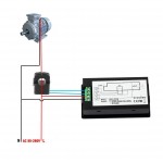 Wielofunkcyjny wbudowany miernik wielkości elektrycznych AC 80~260V/100A - otwierany przekładnik prądowy