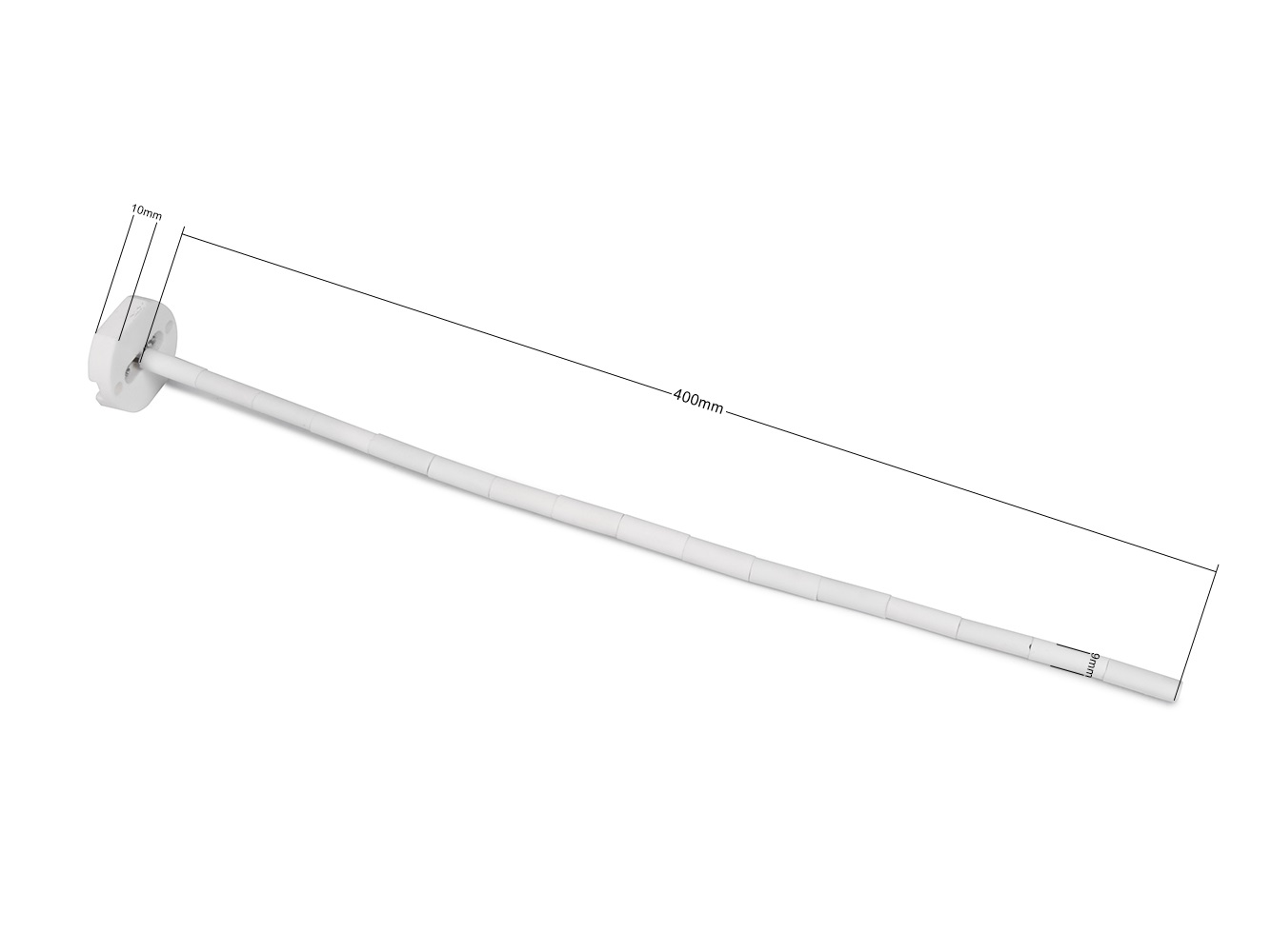 Ceramiczna sonda termoparowa typu K do pomiaru wysokich temperatur 400 mm, od 0 do 1300°C