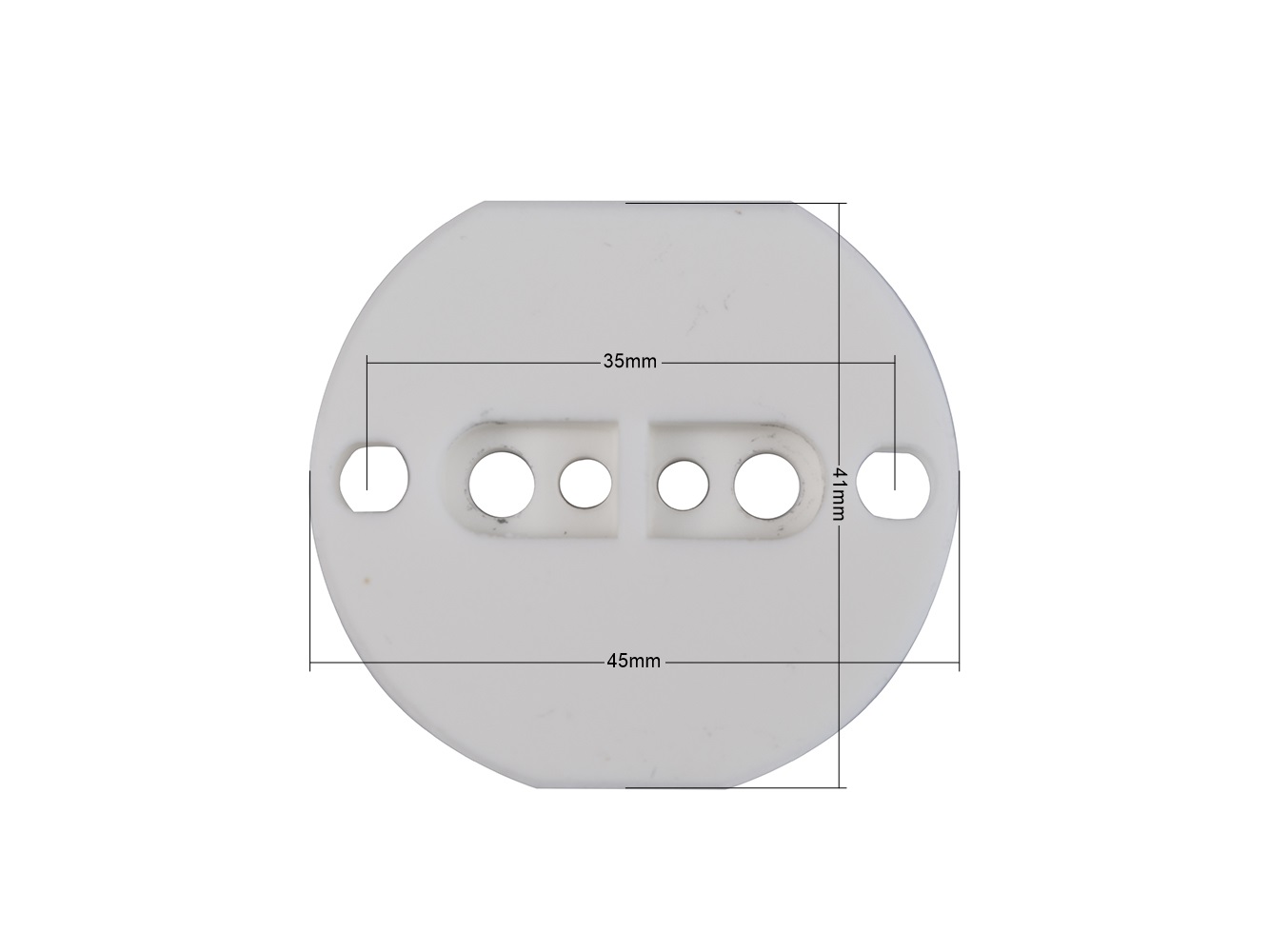 Ceramiczna sonda termoparowa typu K do pomiaru wysokich temperatur 400 mm, od 0 do 1300°C