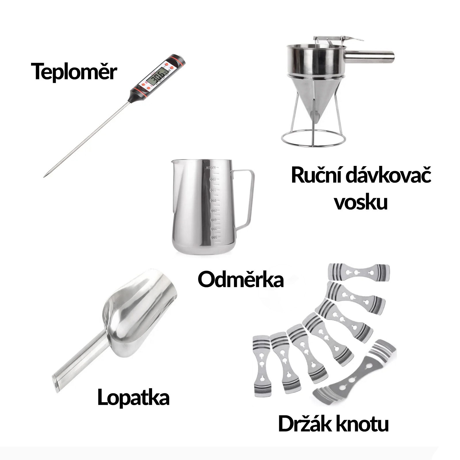 Elektryczny garnek do topienia wosku 10L z zestawem do produkcji świec