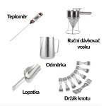 Elektryczny garnek do topienia wosku 10L z zestawem do produkcji świec