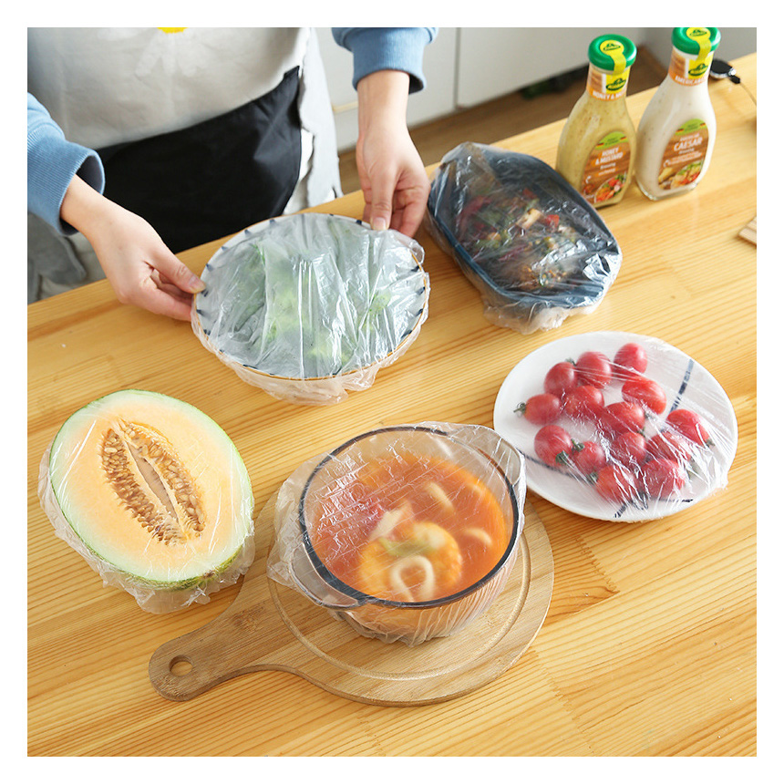 Jednorazowa osłona miski na żywność i żywność z PE